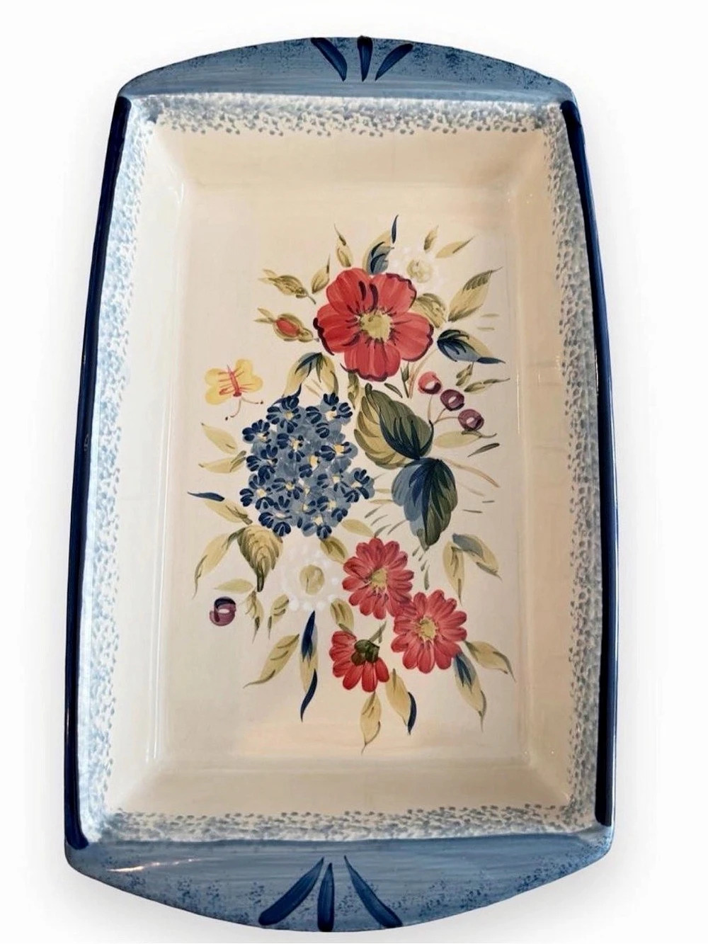 Certified International Flora by Pamela Gladding Casserole Dish